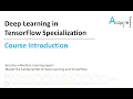 Professional Certificate Deep Learning in TensorFlow Specialization - Course Introduction