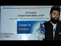 Python Iteration and Loop Python Programming Syed Awais Ahmad