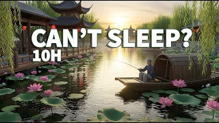Sleep Music 8 Hours Chinese Guqin Bamboo Flute for Stress Relief Tranquility