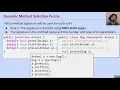 Inheritance 1 Bonus B - Dynamic Method Selection as a Two Step Process