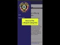 How to File a Report Using P2C