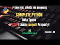 Session 8 Python range Explained With Real Examples Python Full Course Python for Beginners