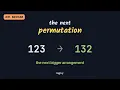 Next Permutation LeetCode Medium Python Logixy
