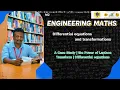A Case Study the Power of Laplace Transform Differential equations SNS Institutions