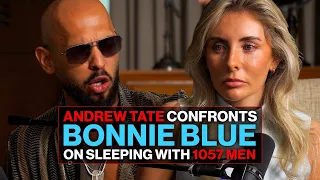 andrew tate confronts bonnie blue on sleeping with 1057 men