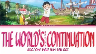 ado the worlds continuation one piece film red ost lyrics
