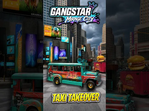 Gangstar Mirage City - TAXI TAKEOVER! 🚕🔥 Crazy Taxi Event