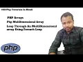 PHP Multidimensional Array Tutorial in Hindi Arrays In Php In Hindi