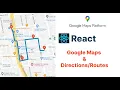 Dynamic and Real-Time between multiple points in google maps react js next js