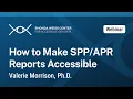 How To Make Reports Accessible