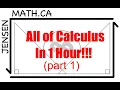 ALL of grade 12 CALCULUS in 1 HOUR part 1 New version in description