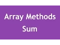 Learn PHP 5 In Arabic - Array Methods