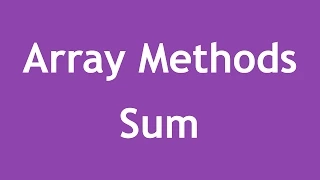 Learn PHP 5 In Arabic - Array Methods