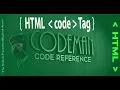 HTML Code Phrase Tag Phrase Defination Usage Of Code Element