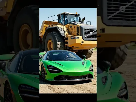 Heavy Dump Truck vs Super Car Destruction Test