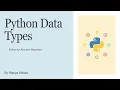 Python Datatypes and Type Casting Beginner s Friendly