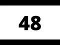 48 Second Countdown Timer White Screen With Sound Effect