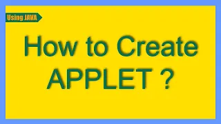Creating and Running Applet in Eclipse IDE