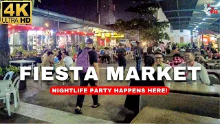 4K Where After Work PARTY Happens Fiesta Market Night Walk Tour Market Market BGC