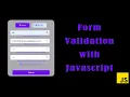 Form validation with Javascript on the client side for beginners