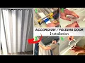Accordion Folding Door Installation The ONLY tutorial you will need to watch