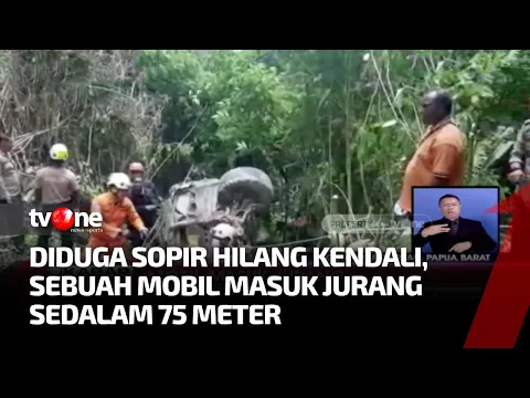 Diduga Hilang Kendali di Jalan Menurun, Mobil Masuk Jurang Sedalam 75 Meter