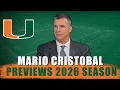 Miami Head Coach Mario Cristobal Interview 2026 ACC Football