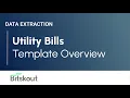 Extracting Data from Utility Bill - Template Overview
