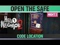 Hello Neighbor 2 - Safe Code Solution to complete Night 3