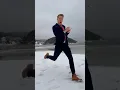 Download Lagu Slippery surface doesn't stop Shakiro 🔥🕺❄️☕️ #shakira #wheneverwherever #coffee #dancing