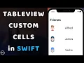 Swift UITableView with Custom Cells Tutorial