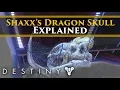 Destiny 2 - Shaxx s Dragon Skull Explained Probably an Ahamkara