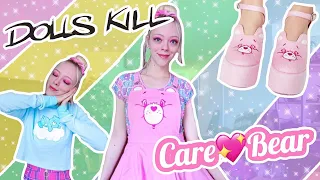 600 DOLLS KILL X CARE BEAR COLLECTION REVIEW TRY ON HAUL