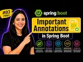 Spring Boot Tutorial Important Annotations Explained SpringBootApplication to Autowired