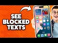 How To See Blocked Messages On iPhone 2026 Step-By-Step Tutorial