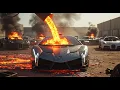 Download Lagu Luxury Burned in Silence – Lava vs $20M Worth of Cars | ASMR