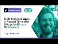 Build Fullstack Apps in Record Time with Blitz js - Simon Knott Prisma Day 2021