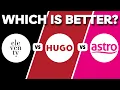 Eleventy Vs Hugo Vs Astro Which Static Site Generator Is Better in 2025