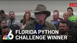 2026 Florida python challenge winner removed 96 snakes