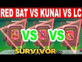 Survivor io Red Lightchaser VS Kunai VS Baseball Bat - Best Legend Weapon