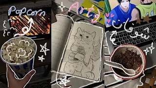 فلوق رسوماتي وصفة شوفان رسم موڤي نايت 