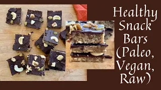 Healthy Oatmeal Bars Recipe (Vegan). 