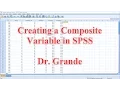Creating a Composite Variable Weighted and Unweighted using SPSS