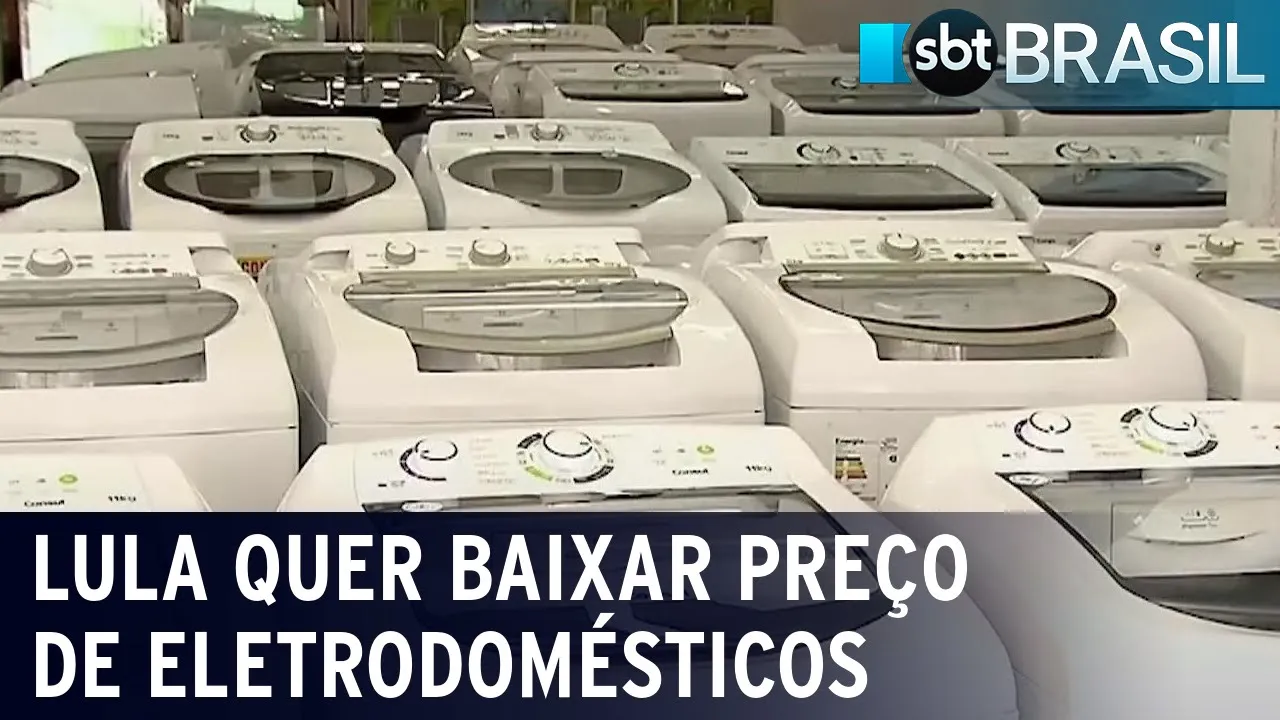 Lula quer baixar preço de eletrodomésticos | SBT Brasil (12/07/23)