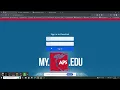 Setup tabs to open on login Chrome and my aps edu