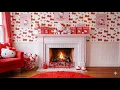 Hello Kitty Cozy Bedroom Fireplace 4K TV Wallpaper Kawaii Room Ambience 1 Hour