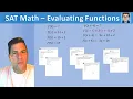 SAT Math Evaluating Functions