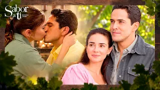 Mariano pide la mano de Lucero y termina besando a Ángela | Sabor a ti | Capítulos 6 - 10