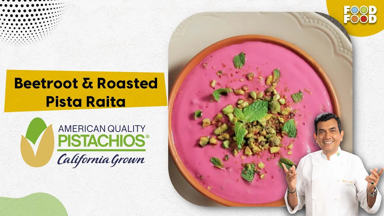 Elevate Your Taste Buds with Beetroot & Roasted Pista Raita Magic!   @AmericanPistachiosIndia