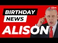 Happy Birt ay Alison - Happy Birt ay News Report